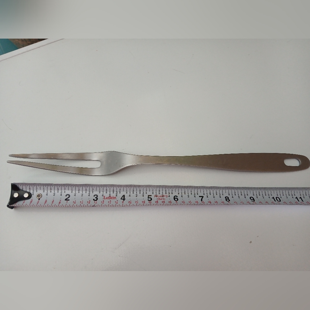 Vintage INOX Rostfrei Stainless Meat Fork Serving Kitchen Cooking